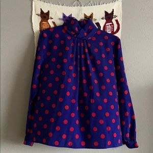 Vintage Polka Dot Top